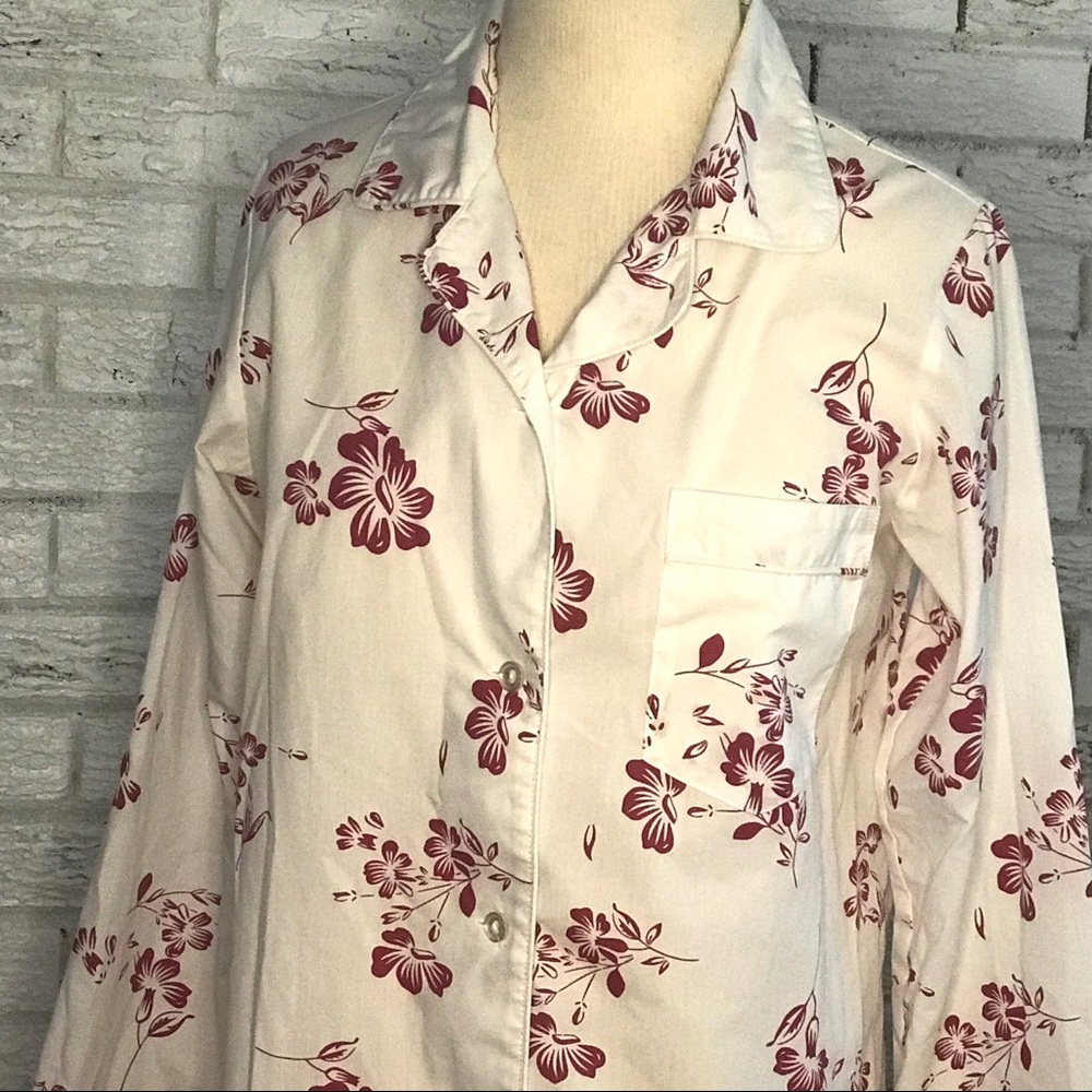 Vintage button front nightshirt w pocket NATIONAL - Picture 2 of 16